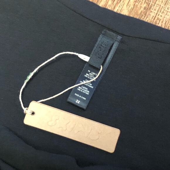 Skims Soot Black Twist Bikini Cheeky Panties Size 3X - Picture 7 of 9